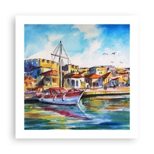 Poster - Rainbow Afternoon - 50x50 cm