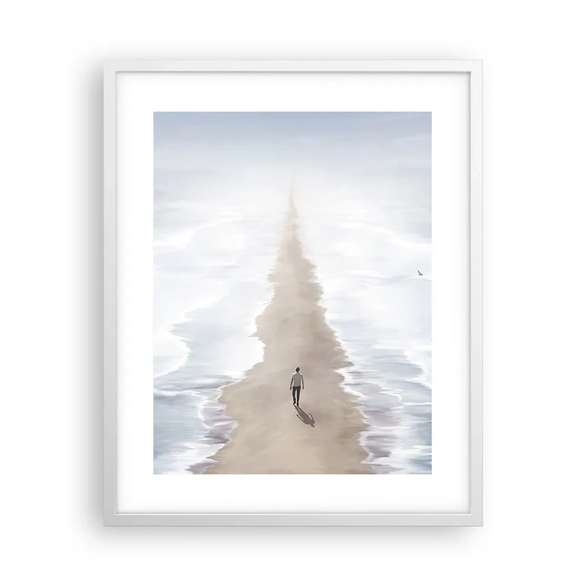 Poster in white frmae - Bright Future - 40x50 cm