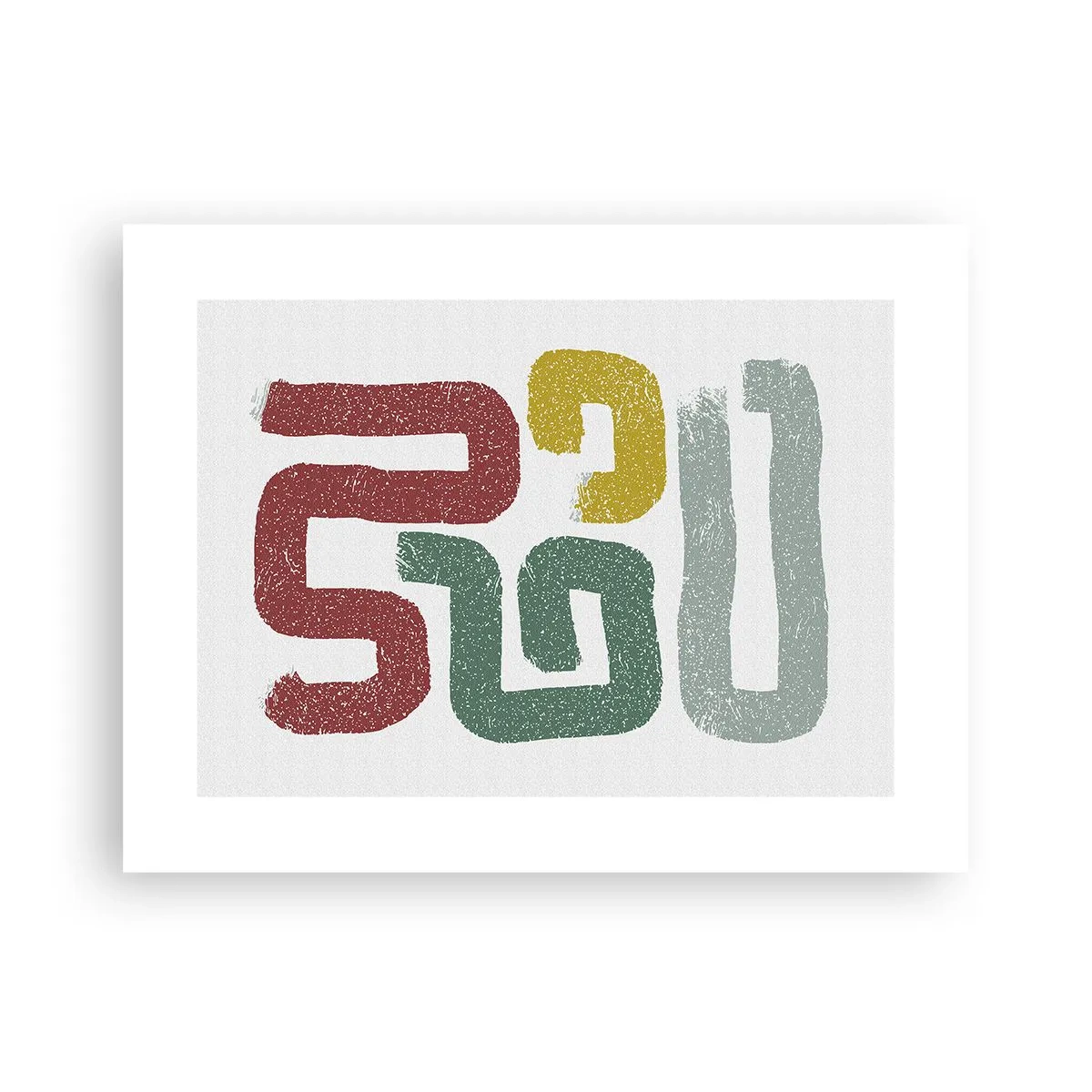 Poster - In an Unknown Language - 40x30 cm