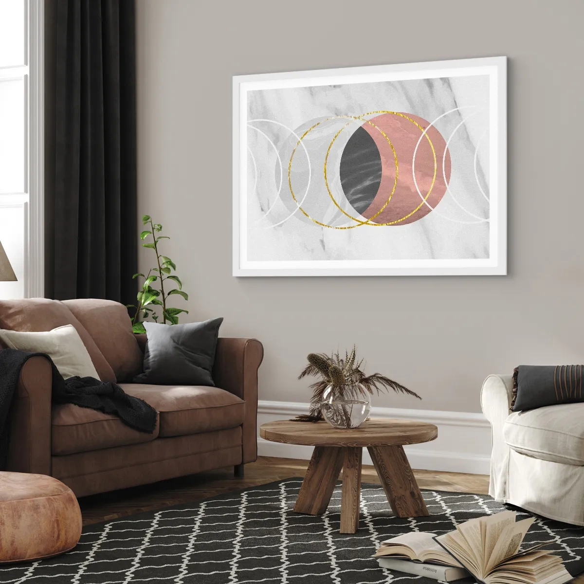 Poster in white frmae - Music of the Spheres - 100x70 cm