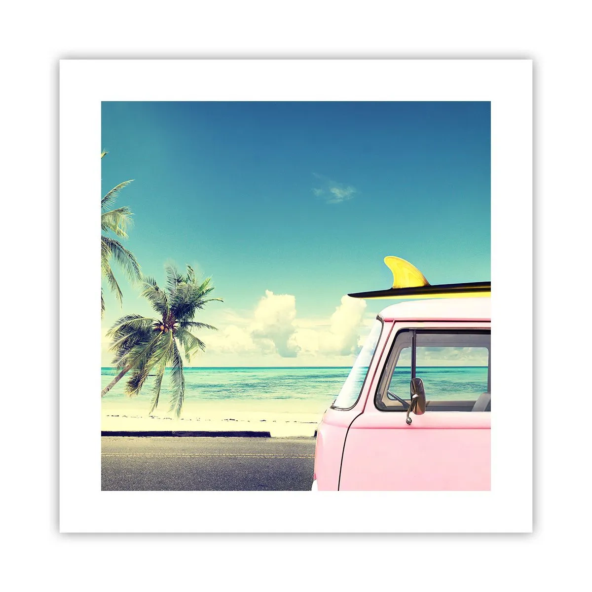 Poster - Holiday Time - 40x40 cm
