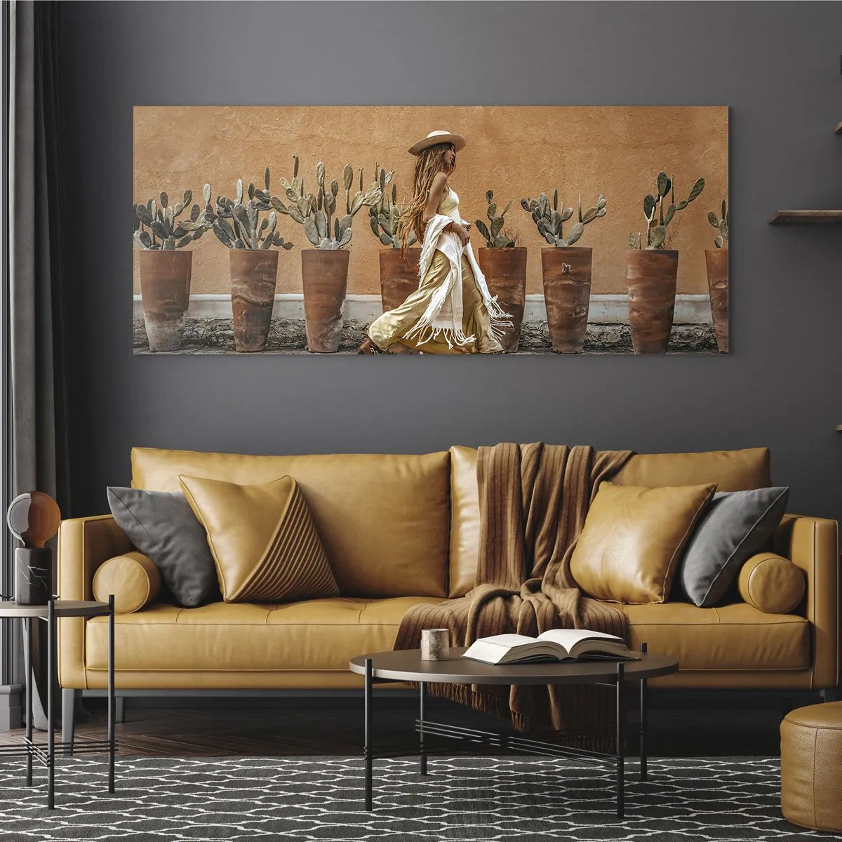 Glass picture - Hippie Style - 140x50 cm