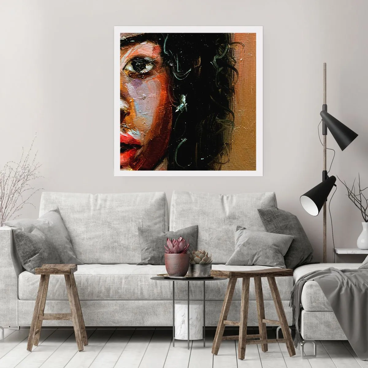 Poster - Black and Shine - 50x50 cm