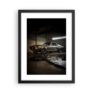 Poster in black frame - Back to the Future - 30x40 cm