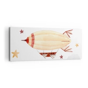 Canvas picture - Airship - 100x40 cm