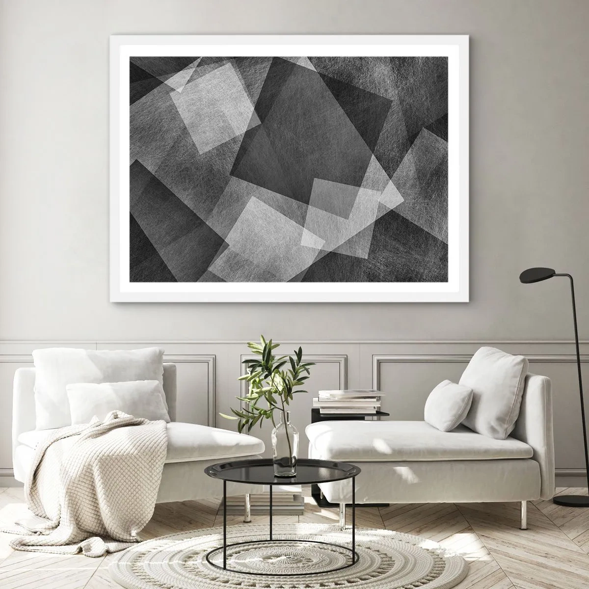 Poster in white frmae - Eternal Symbol of Durability and Order - 40x30 cm