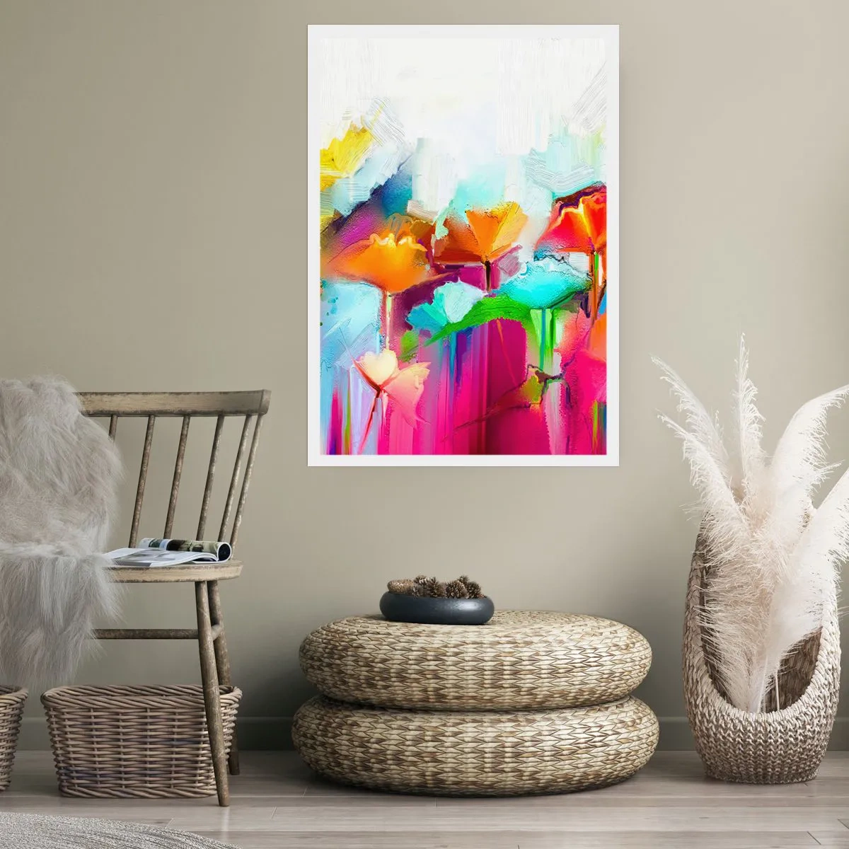 Poster - Rainbow Has Bloomed - 70x100 cm