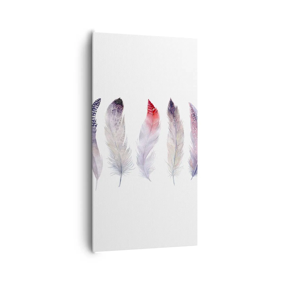 Canvas picture - Delicate Like Pink Fog - 65x120 cm