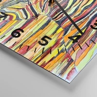 Clock face with numbers