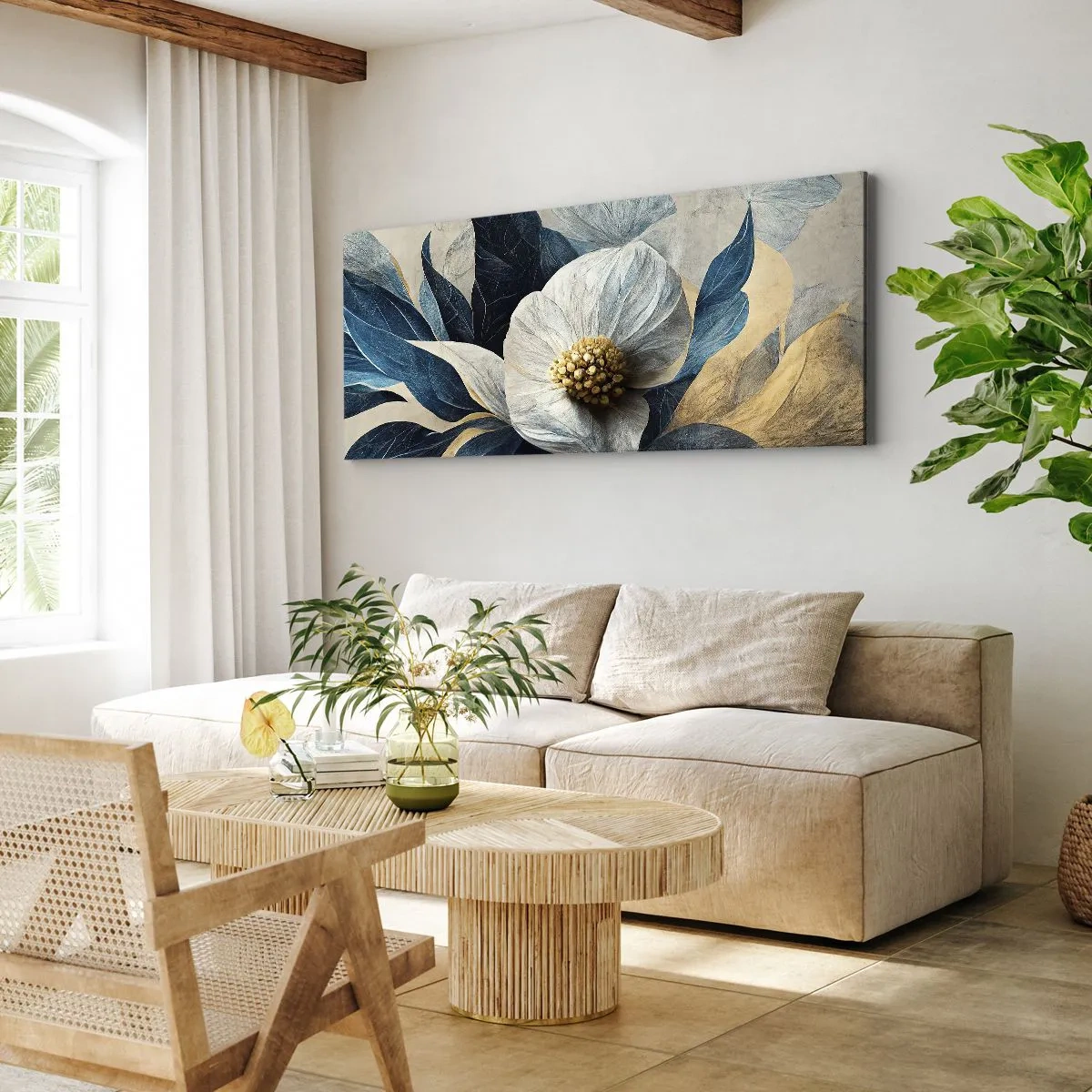 Canvas picture - With a Heart of Gold - 100x40 cm