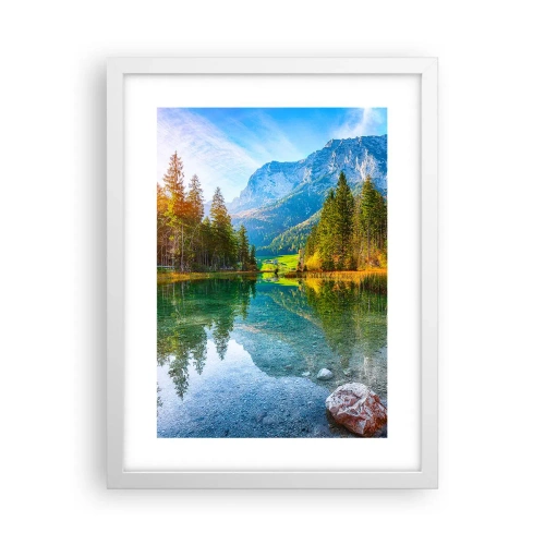 Poster in white frmae - Mellow Autumn - 30x40 cm