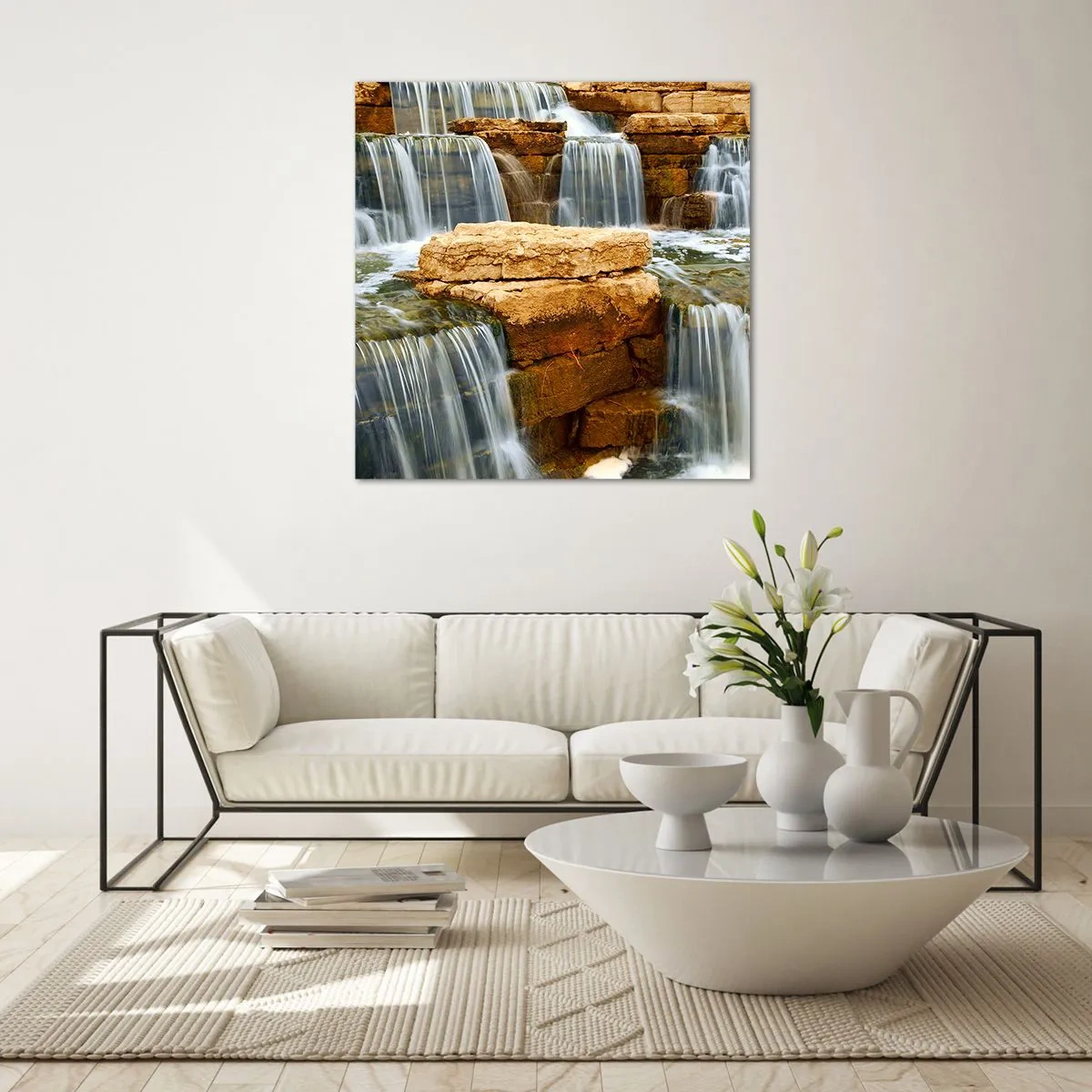 Glass picture - Stairway to Heaven - 50x50 cm