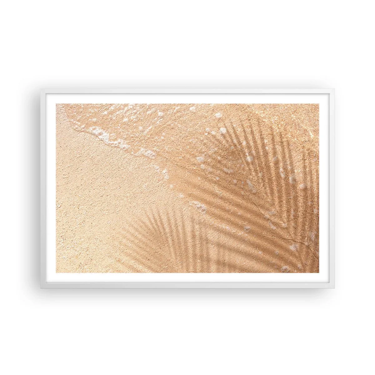 Poster in white frmae - Shadow of a Hot Summer - 91x61 cm