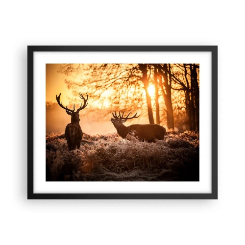 Poster in black frame - Hunter's Dream - 50x40 cm