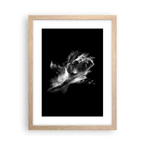 Poster in light oak frame - Stopped i in Flight - 30x40 cm