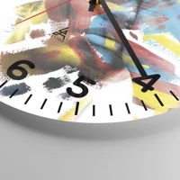 Clock face with numbers