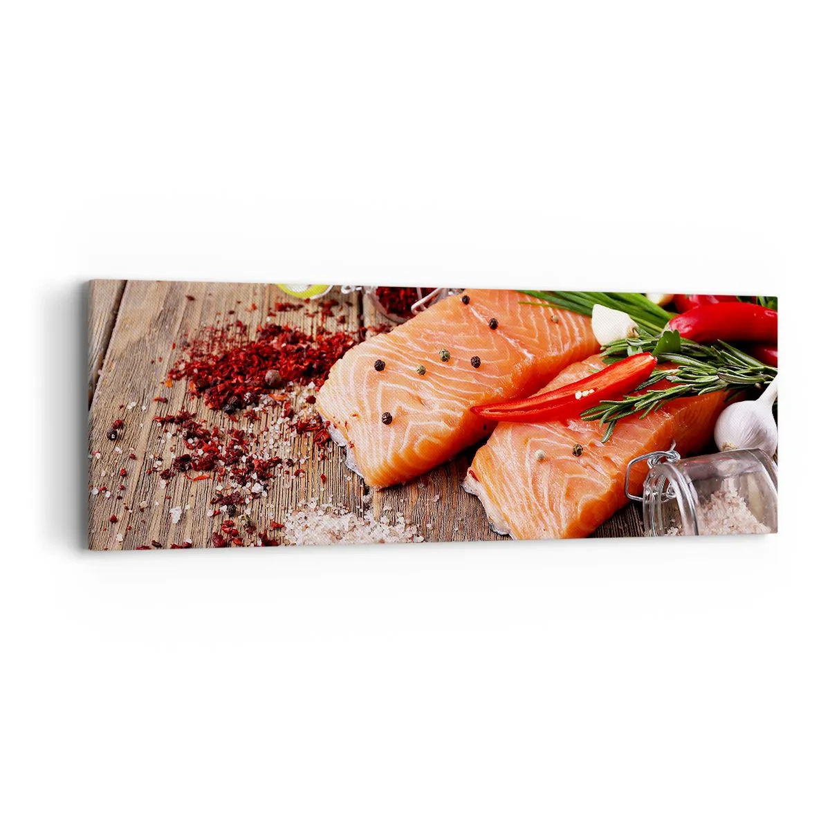 Canvas picture - Norwegian Adventure in the Kitchen - 90x30 cm