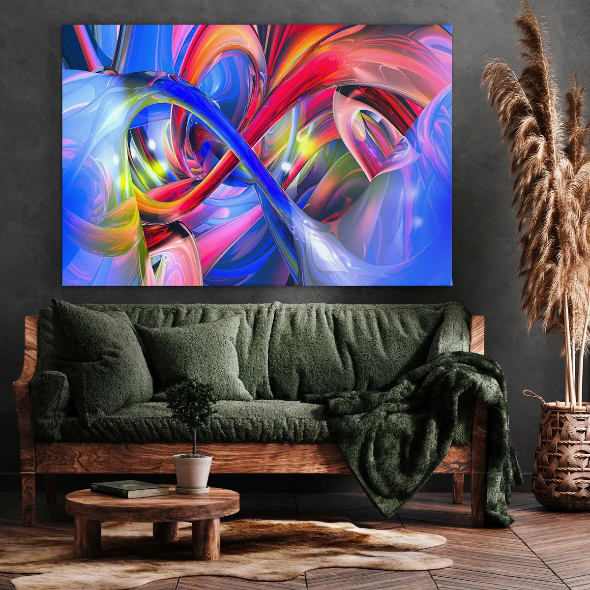 Canvas picture - Dance of Colours - 120x80 cm