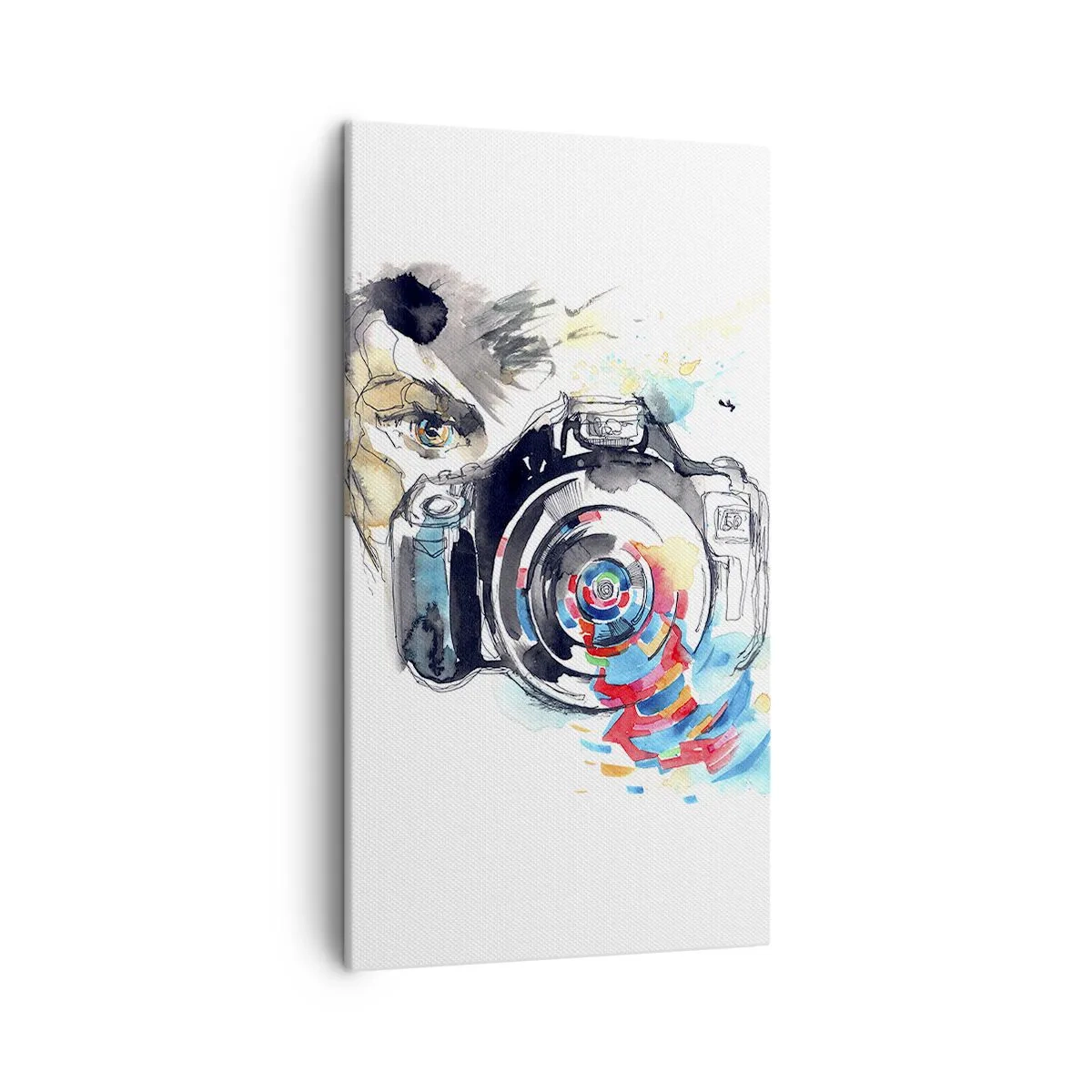 Canvas picture - In the Eye of the Lens - 45x80 cm