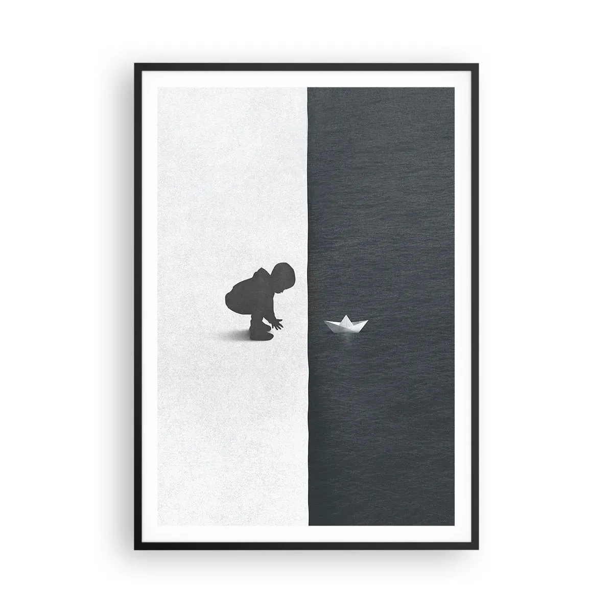 Poster in black frame - Big Voyage - 70x100 cm