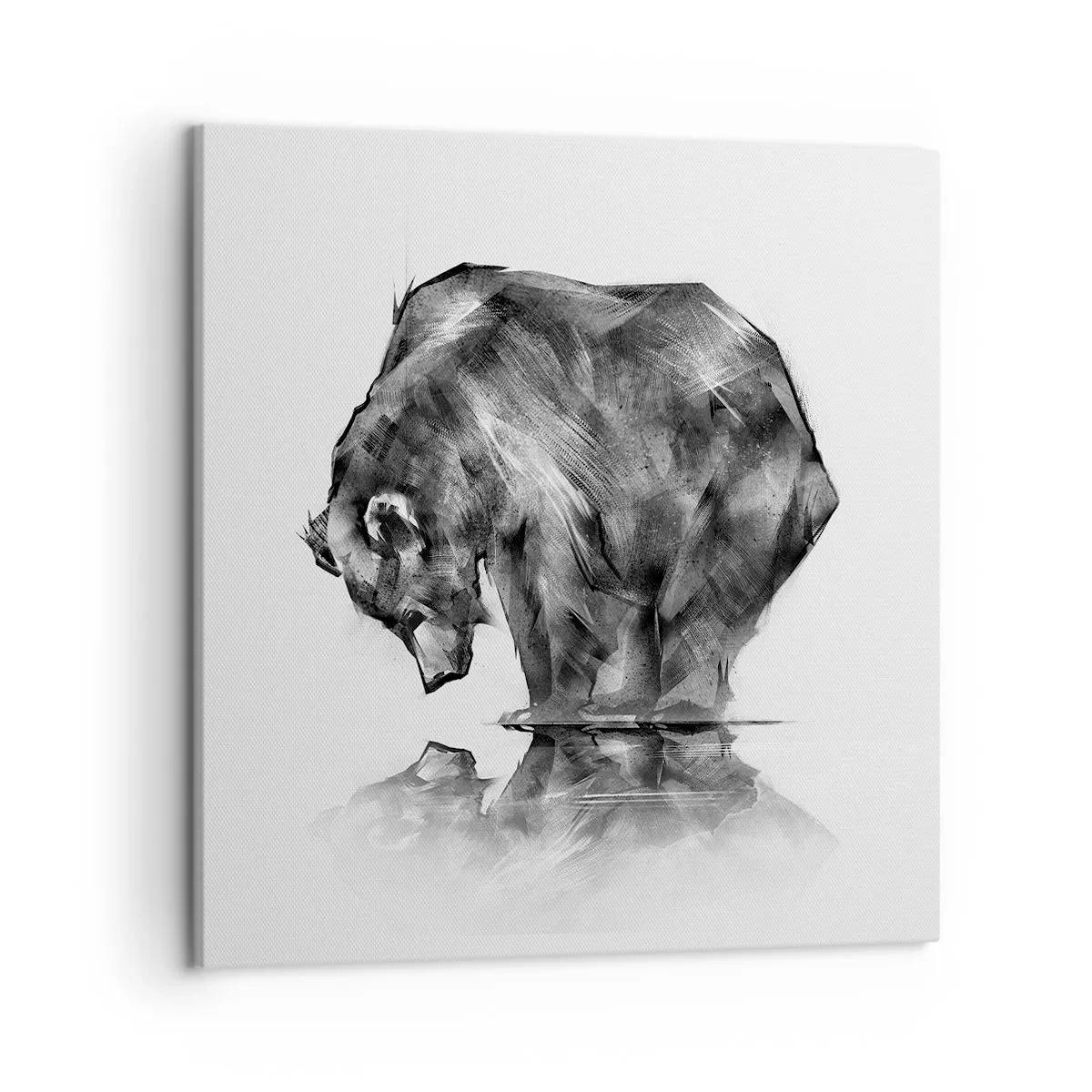 Canvas picture - Nice to See Someone Close - 50x50 cm