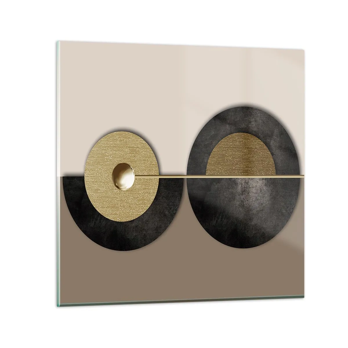 Glass picture - Variations on Wheel - 40x40 cm