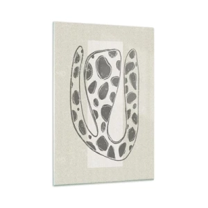 Glass picture - Curious Creature - 80x120 cm