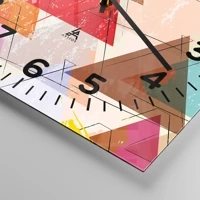 Clock face with numbers