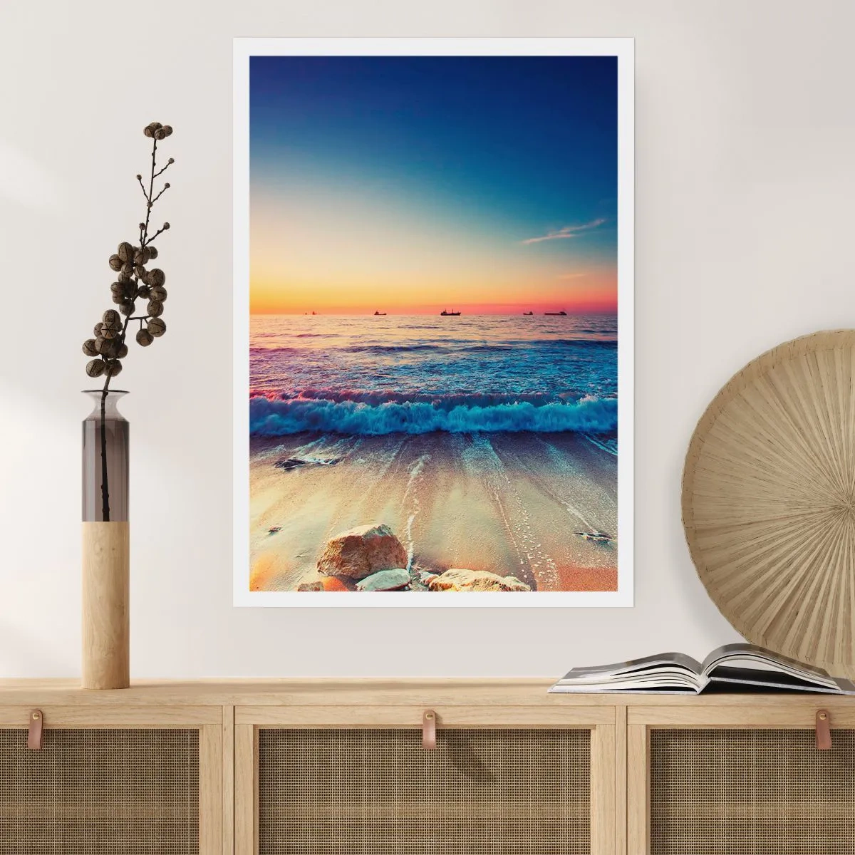 Poster - What Is behind the Horizon? - 30x40 cm