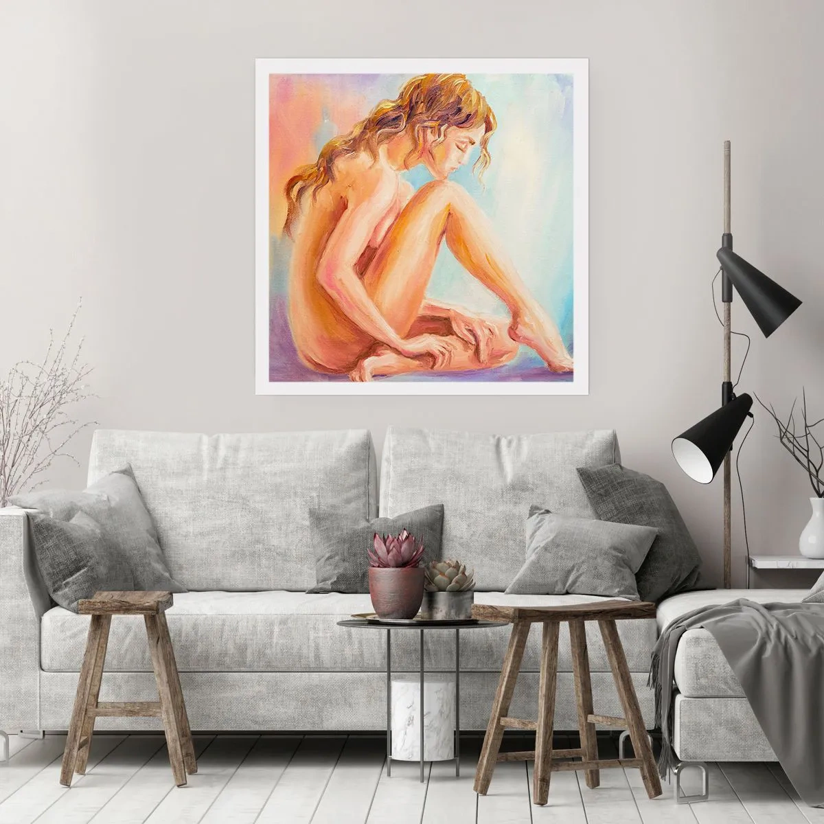 Poster - Nude of Youth - 30x30 cm