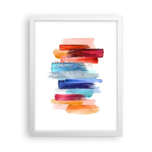 Poster in white frmae - Up and Down - 30x40 cm