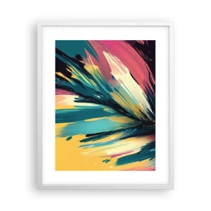 Poster in white frmae - Composition -Explosion of Joy - 40x50 cm