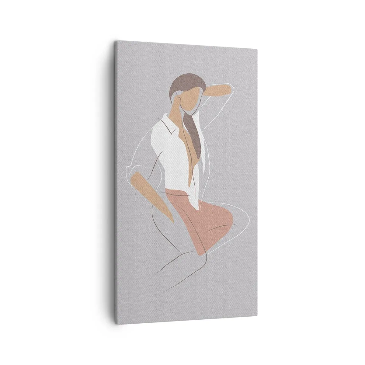 Canvas picture - Outline of Charm - 45x80 cm