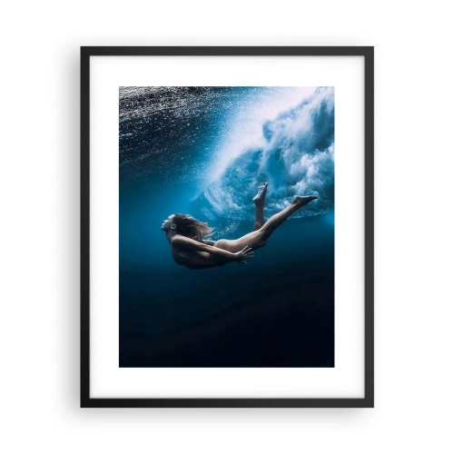 Poster in black frame - Contemporary Syren - 40x50 cm