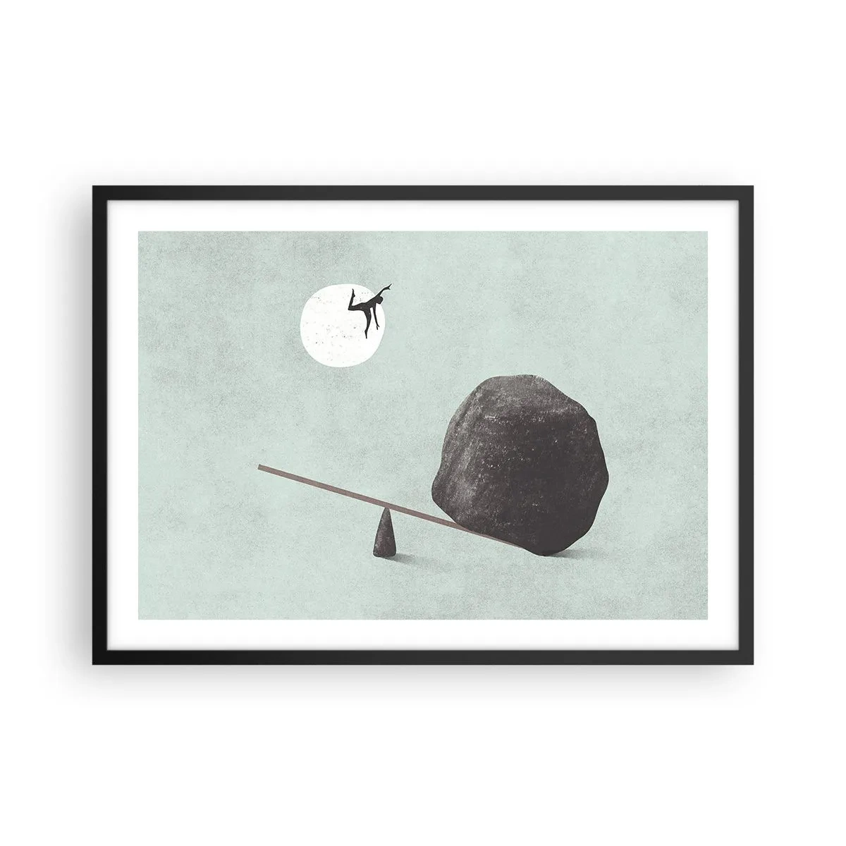 Poster in black frame - Dream Come True - 70x50 cm
