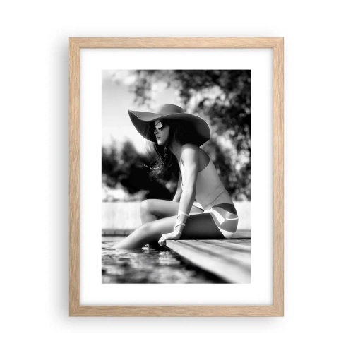 Poster in light oak frame - Summer Dream - 30x40 cm