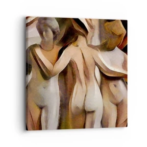 Canvas picture - Three Graces 2.0 - 30x30 cm