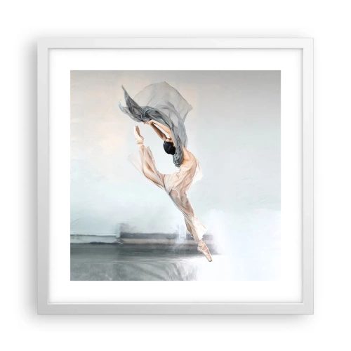 Poster in white frmae - In Dancing Exaltation - 40x40 cm