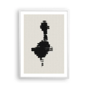 Poster in white frmae - Vibrations of Imagination - 50x70 cm