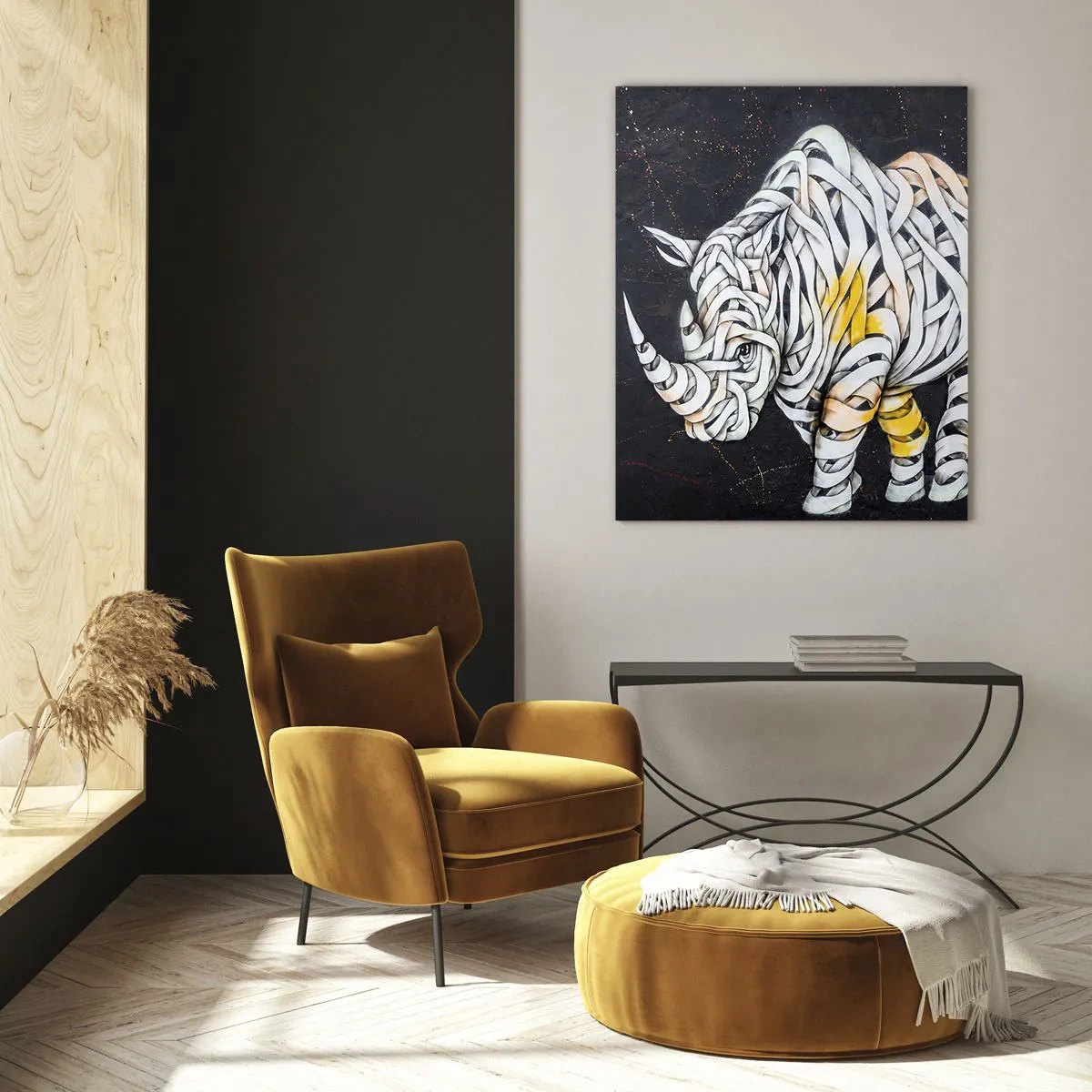 Glass picture - Thick Skin Is a Myth - 80x120 cm