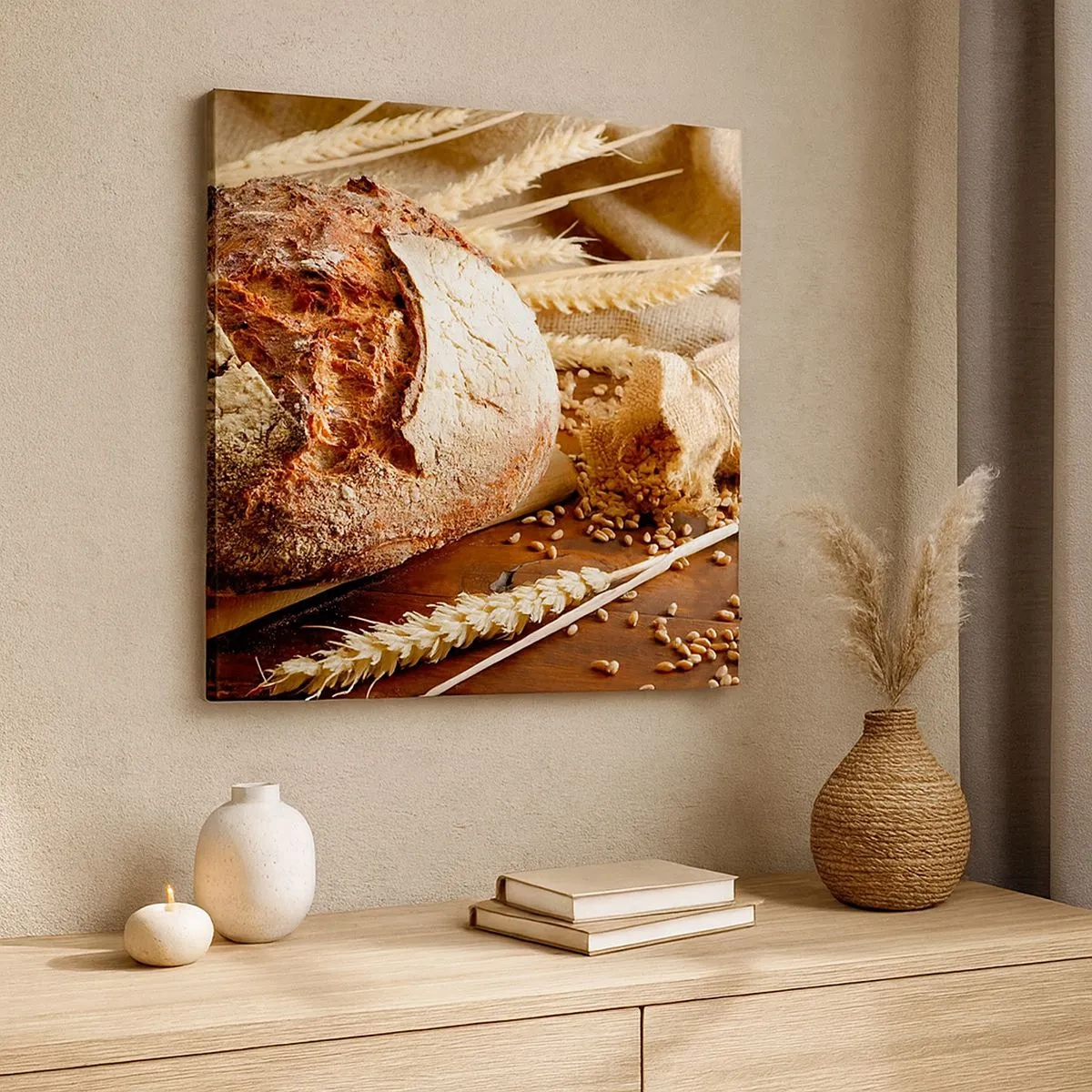 Canvas picture - Tasty, Fragrant, Crunchy - 30x30 cm