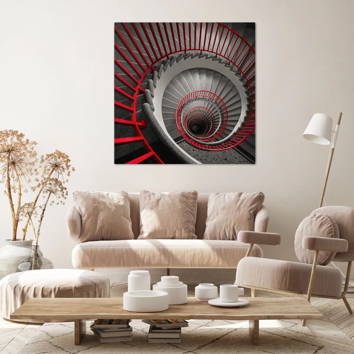 Canvas picture - Games of Architecture - 30x30 cm