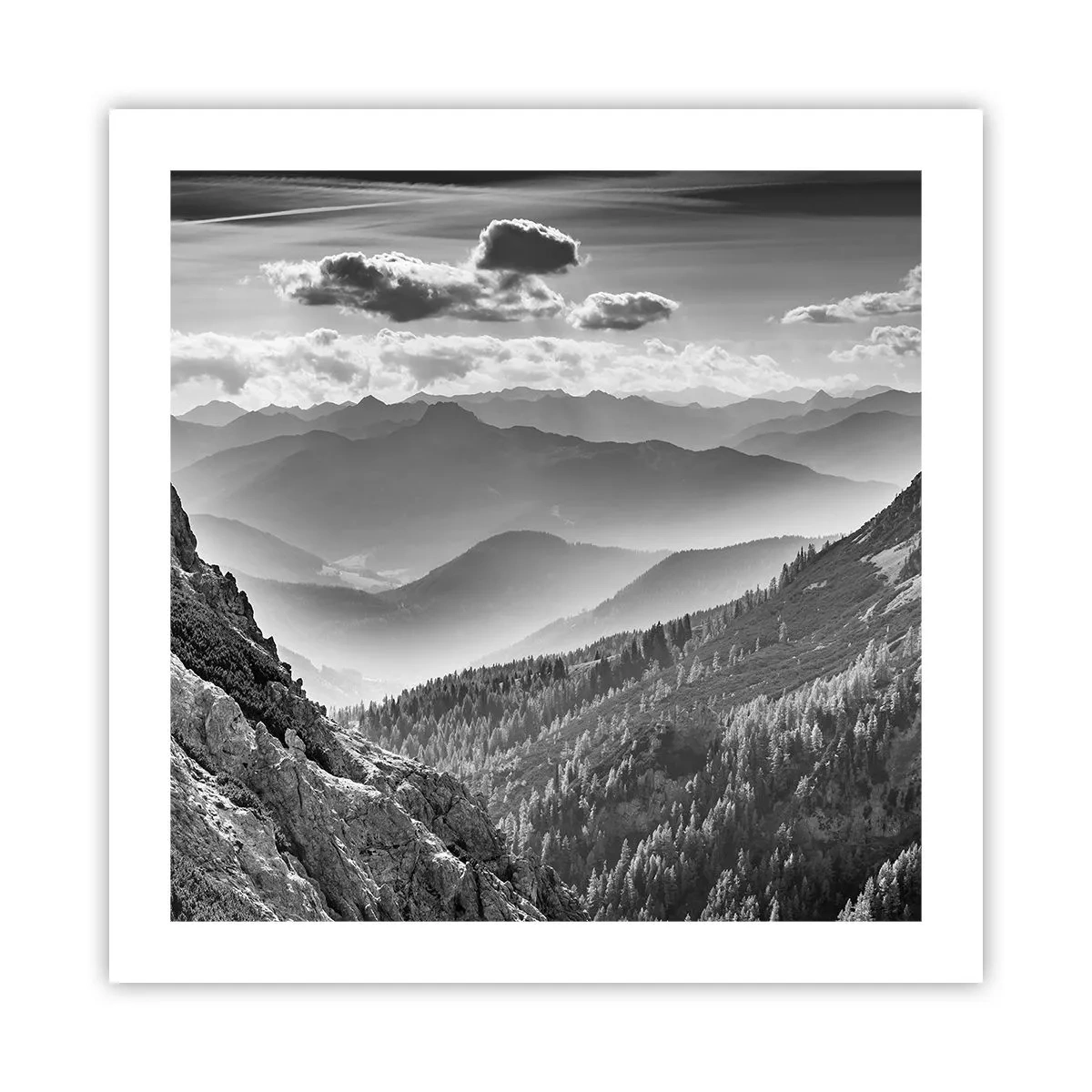 Poster - All the Way to the Horizon - 50x50 cm