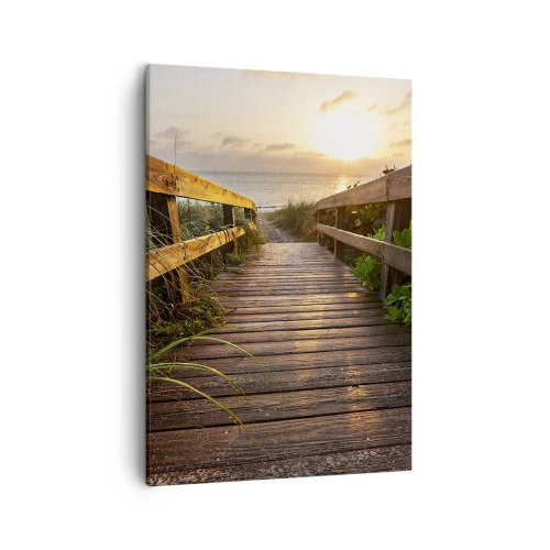 Canvas picture - Straigh to the Shore - 50x70 cm
