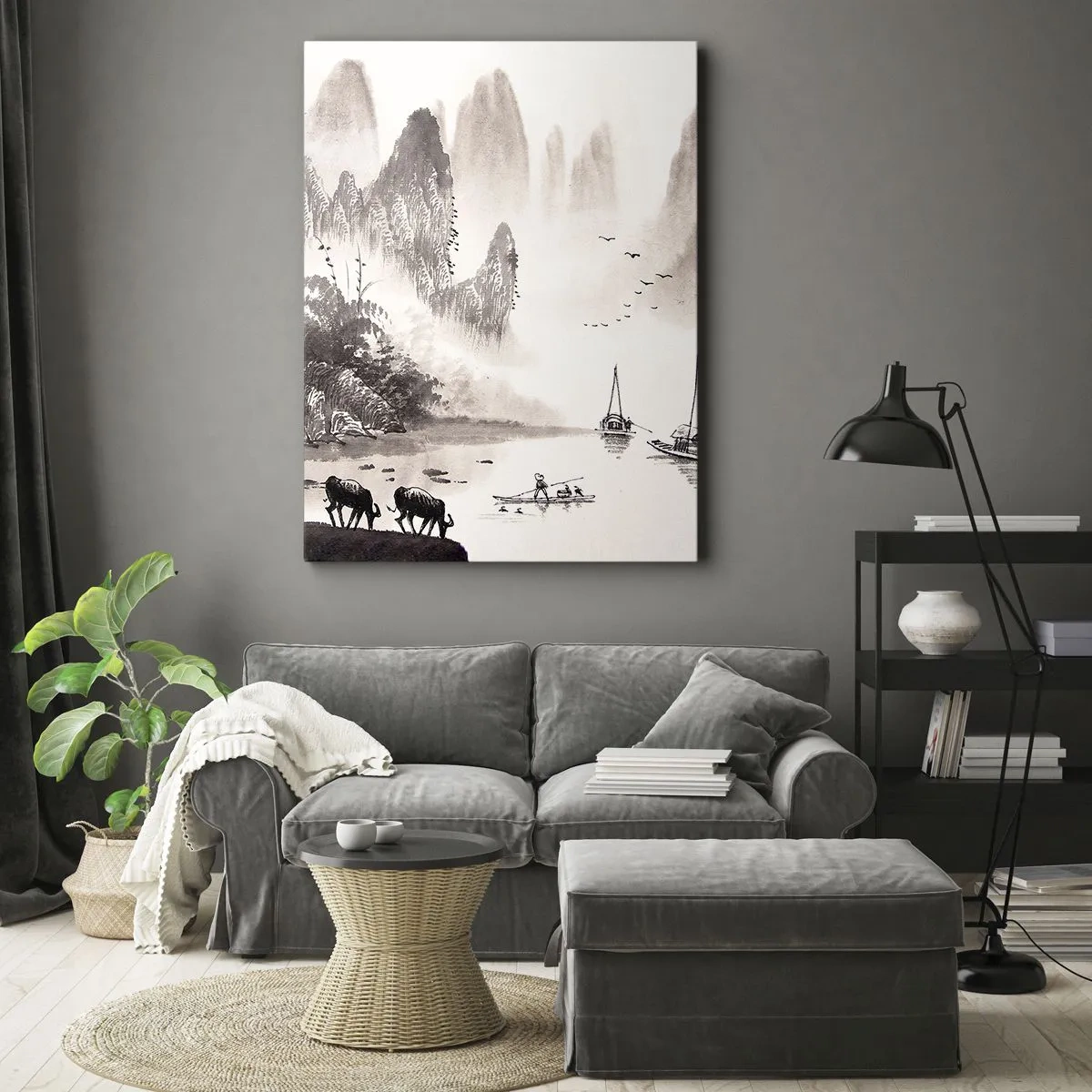 Canvas picture - Everyday Life in the East - 50x70 cm