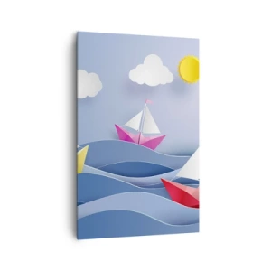 Canvas picture - Rocking the Waves - 80x120 cm