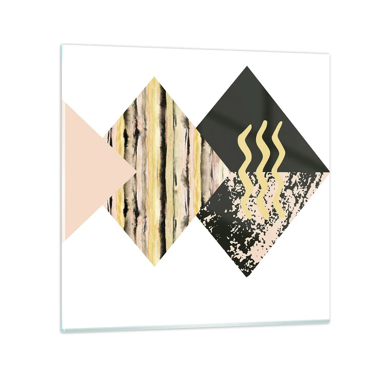 Glass picture - Not So Straightforward - 60x60 cm