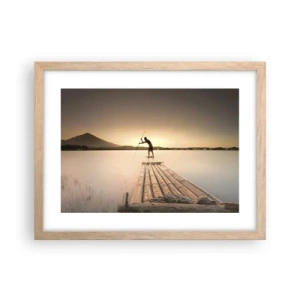 Poster in light oak frame - Before Rest - 40x30 cm