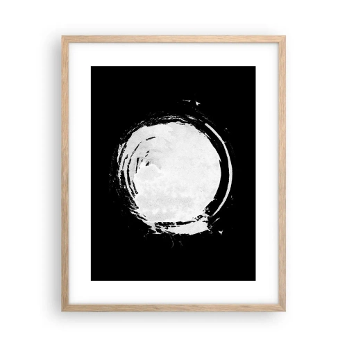 Poster in light oak frame - Good Solution - 40x50 cm