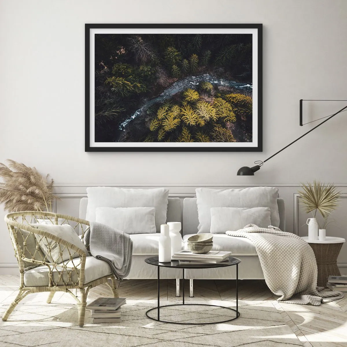 Poster in black frame - Fast and Faster - 70x50 cm